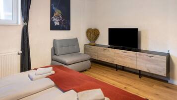 1 Schlafzimmer, Bügeleisen/Bügelbrett, kostenloses WLAN, Bettwäsche