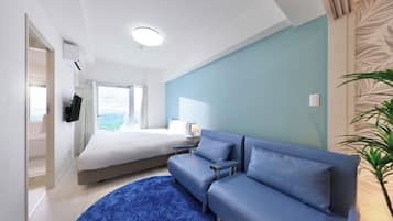 Deluxe-Zimmer, Nichtraucher (206) | 1 Schlafzimmer, individuell dekoriert, individuell eingerichtet