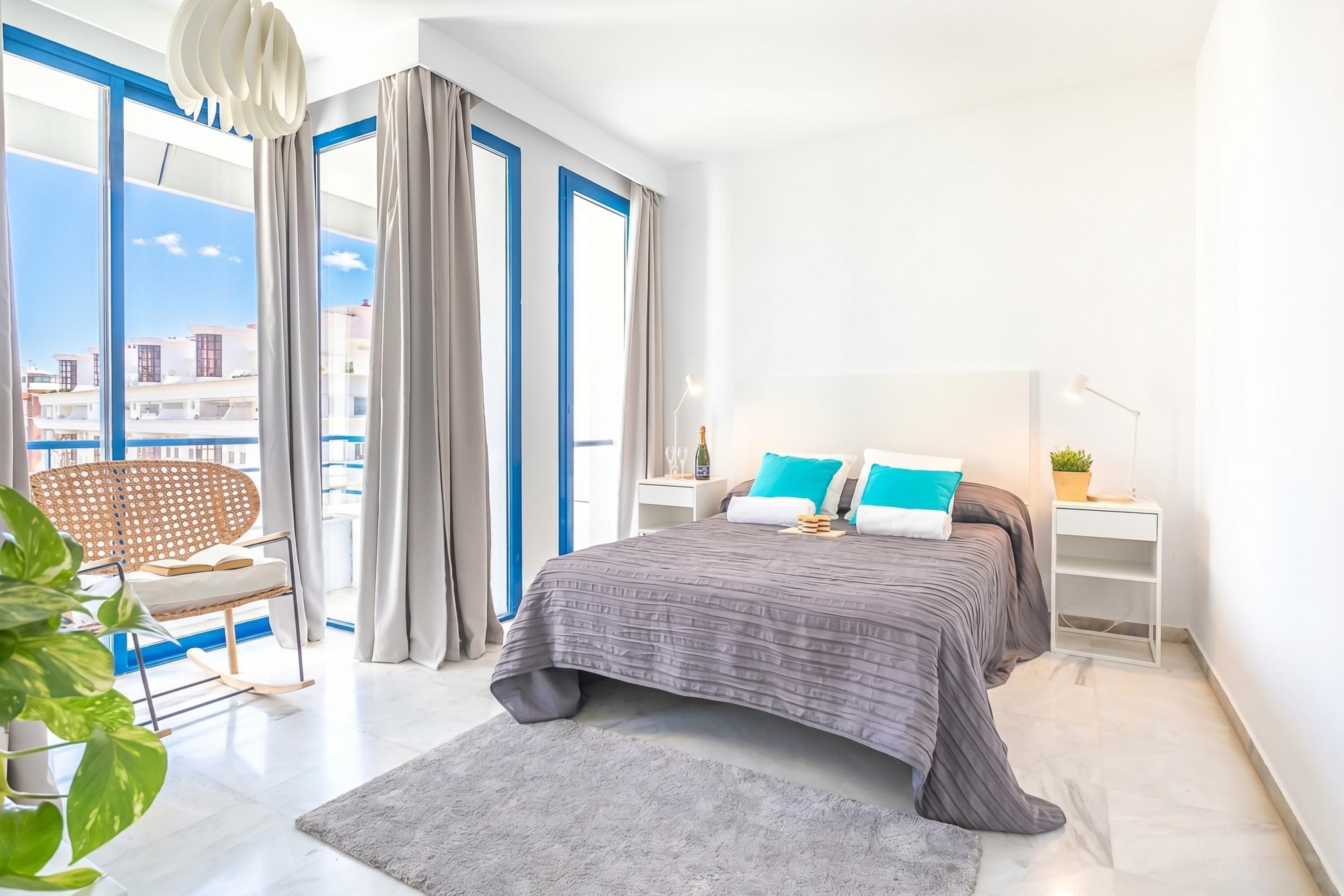 Family Penthouse, Multiple Bedrooms, 2 Bathrooms, Sea Facing (Marbella Pool House PH39 On Sea Shore) | 2 bedrooms, laptop workspace, free WiFi, bed sheets