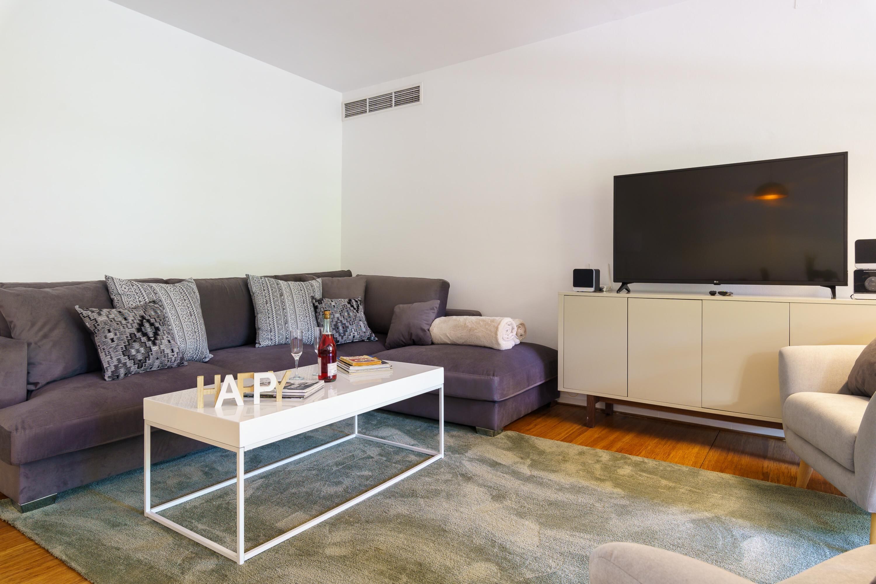 21-inch LCD TV with cable channels