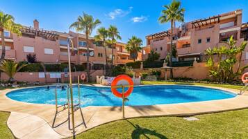 Family Apartment, Multiple Bedrooms, 2 Bathrooms, Mountainside (Family Duplex Riviera With Pool) | Pool