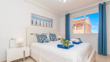 Family Apartment, Multiple Bedrooms, 2 Bathrooms, Mountainside (Family Duplex Riviera With Pool) | 4 bedrooms, laptop workspace, iron/ironing board, free WiFi