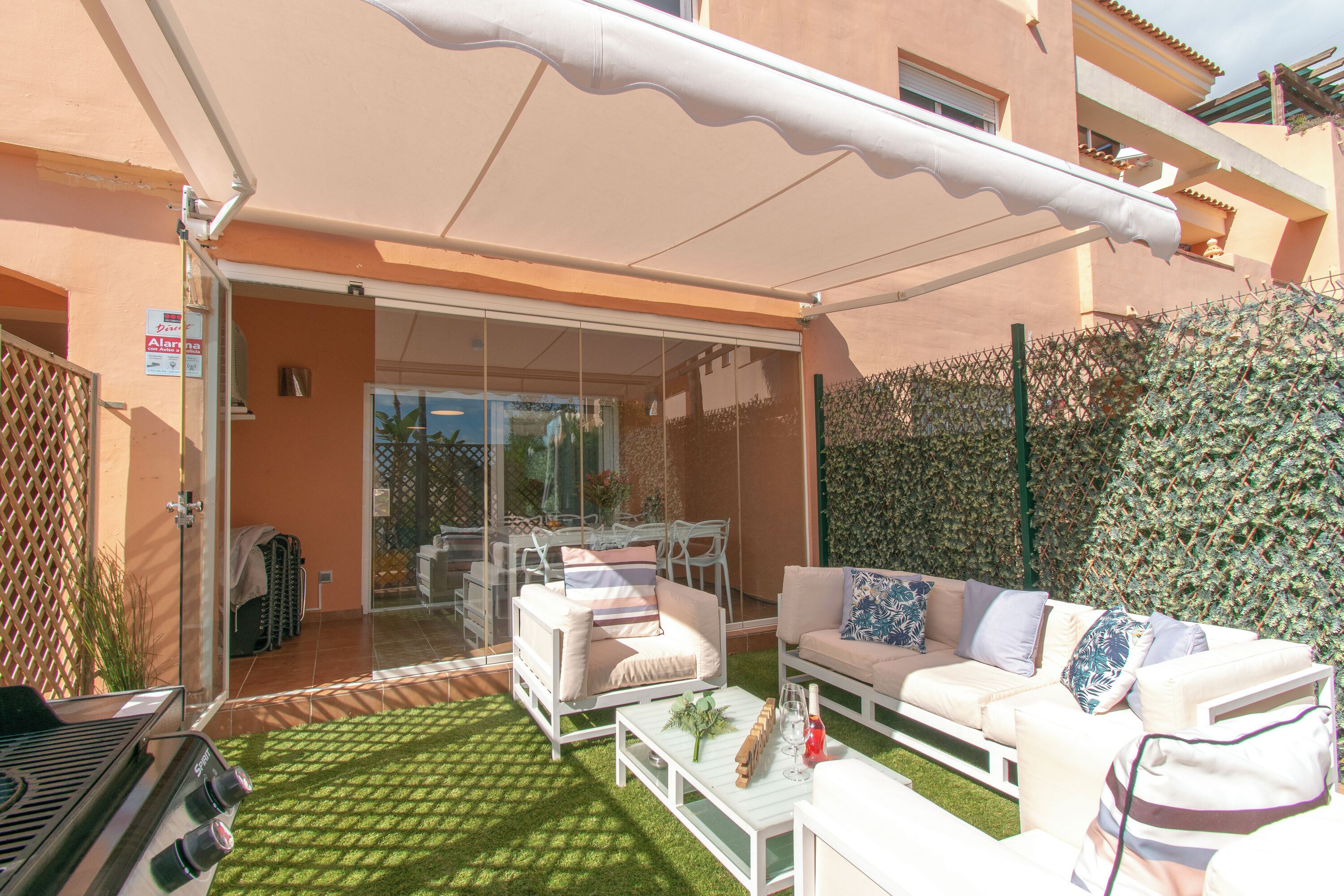 Family Apartment, Multiple Bedrooms, 2 Bathrooms, Mountainside (Family Duplex Riviera With Pool) | Outdoor dining