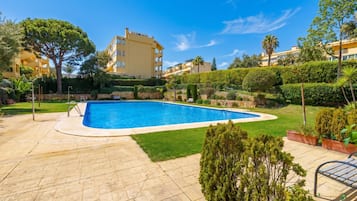 Family Apartment, Multiple Bedrooms, Mountainside (Calahonda Royale Seaview Suite) | Pool | Seasonal outdoor pool