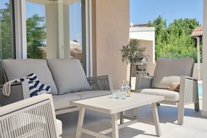 Terrace/patio - Villa Onda with private pool and BBQ near Rovinj (Rovinjsko Selo)