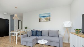 Apart Daire, 1 Yatak Odası, Balkon | Oturma odası