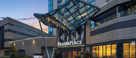 Fachada de la propiedad