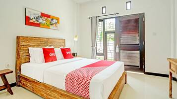 غرفة ديلوكس مزدوجة | واي فاي مجانًا وملاءات أسرّة