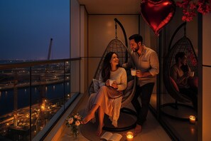 Deluxe Apartment, 1 Bedroom, Lake View | Terrace/patio