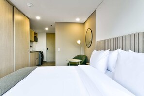 1 soveværelse, strygejern/strygebræt, internetforbindelse, sengetøj