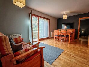 Living area - Flat Erta 1 8km from Vall de Boí ski resort (Caldes de Boi)