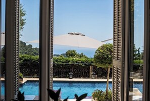 Pool - Magnificent Manor House, Breathtaking Sea & Mountain views. 12 min from Monaco. (Èze)