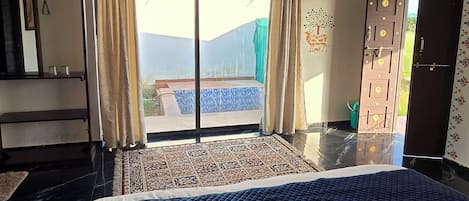 Premium Cottage, Private Pool | 1 bedroom, premium bedding, minibar, desk