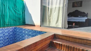 Premium Cottage, Private Pool | 1 bedroom, premium bedding, minibar, desk