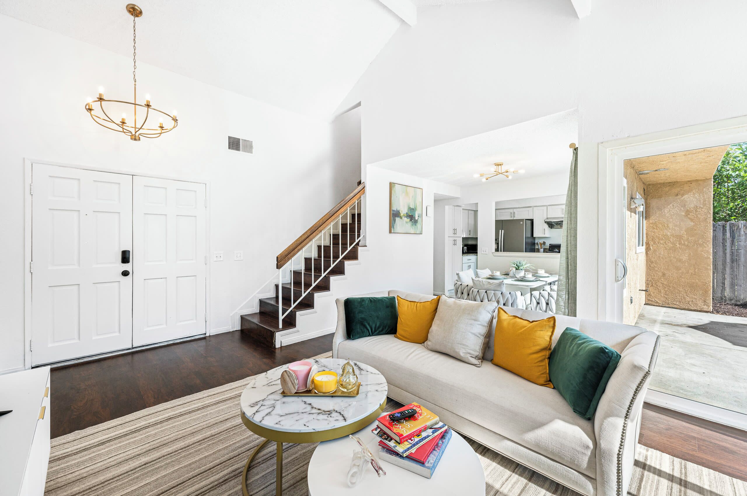 Modern 4B Retreat with Cozy Decor & Spacious Patio