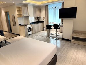 Coffres-forts dans les chambres, rideaux occultants