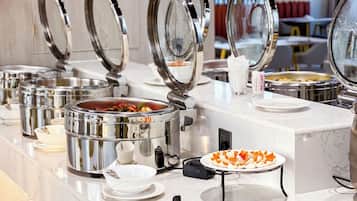 Daily buffet breakfast (USD 15 per person)