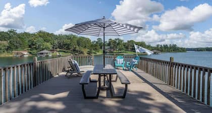 Bama Lake House- 2 Story Boat Dock- Beautiful View