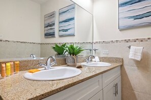 Shower, hair dryer, towels, shampoo - Adventure Place | Clean and Modern Resort Villa! (Humacao)