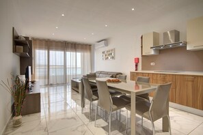 Apartment | 3 bedrooms, desk, iron/ironing board, Internet - Modern Beach Apartment With Fantastic Sea Views (Mellieha)