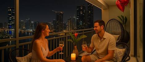 Deluxe Apartment, Balcony, Lake View | Terrace/patio