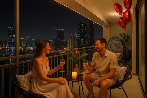 Deluxe Apartment, Balcony, Lake View | Terrace/patio