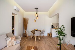 Living area - Phos Elegant Residences by Konnect, 400m to the beach (Corfu)