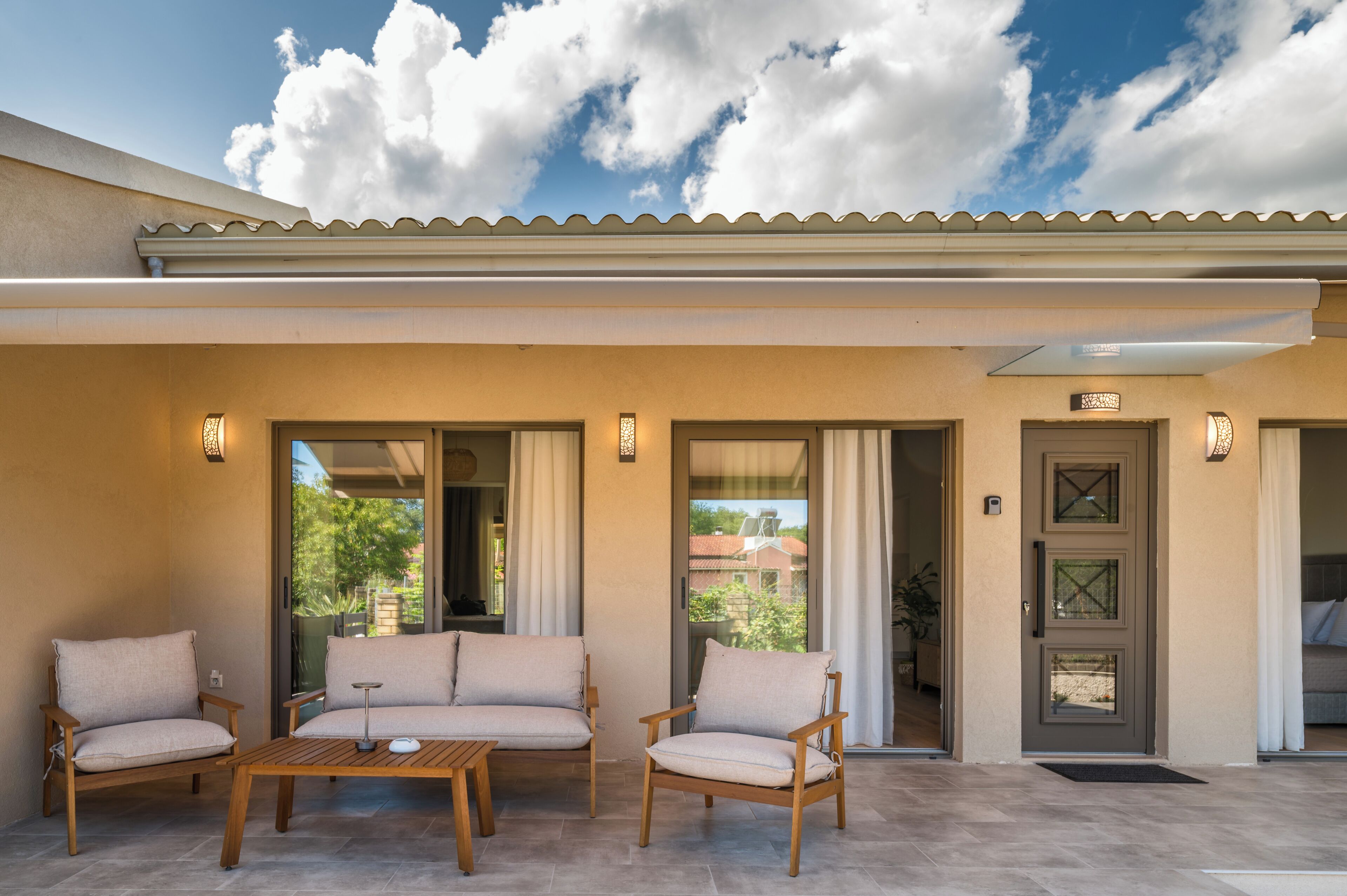 Apartamento Deluxe, 2 habitaciones, vistas al jardín | Balcón