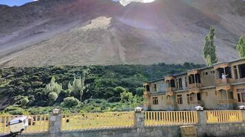 Blick von der Unterkunft