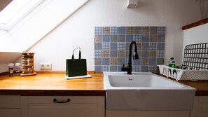 Hair dryer, towels, toilet paper