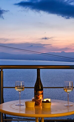 View from property - Maisonette Theoni with Sea View (Kalamata)