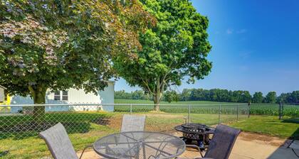 Ohio Farmhouse Retreat w/ Fire Pit & Patio