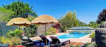 Charming Anjou house with shared pool