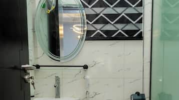 Towels, soap, toilet paper
