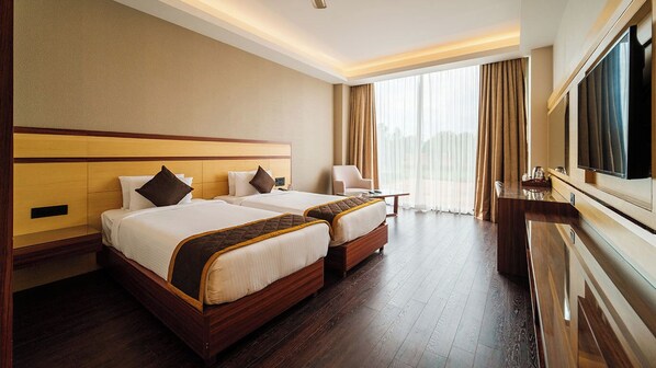 Deluxe Double Room | In-room safe, blackout drapes, soundproofing, iron/ironing board - The residences at CSE  (Bengaluru)