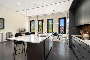 Fridge, microwave, oven, stovetop - NEW! Modern Scandinavian Loft in Old Town Square (Fort Collins)