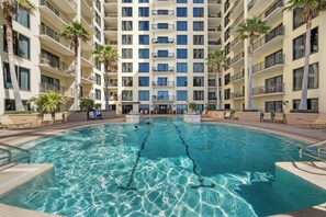 A heated pool - Origin 1205 - Studio King - Gulf View (Panama City Beach)