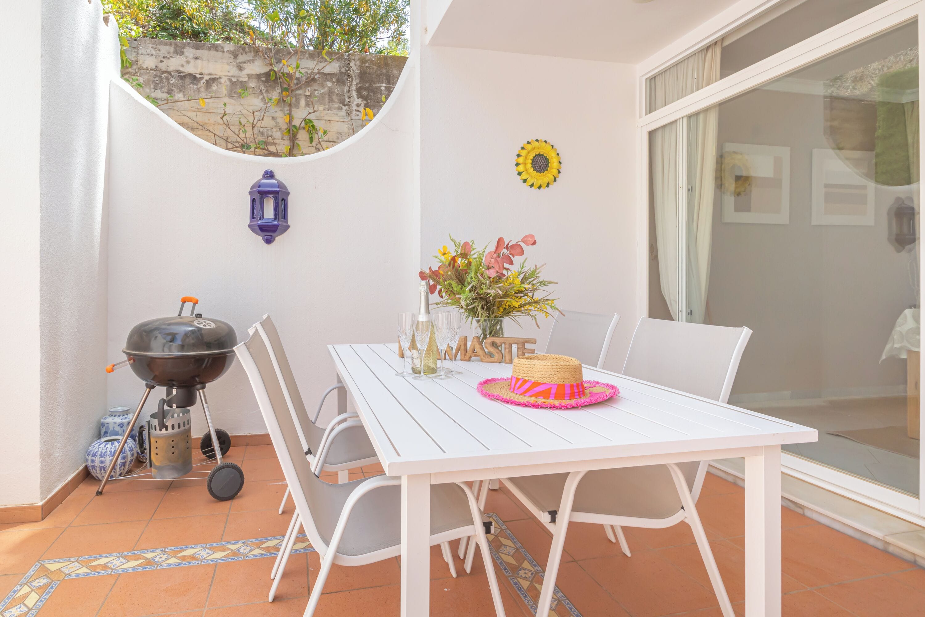 Townhouse Keluarga, beberapa kamar, 2 kamar mandi (Casa limonero Miraflores) | Tempat makan outdoor