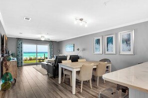 Dining - Beach Front-Gulf Front Master-Heated Pool-3BR Emerald Dunes 103 (Destin)