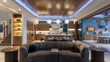 Smart TV, foosball, printers