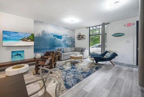 Fireplace - Sky Lounge at Nantasket Beach (Hull)