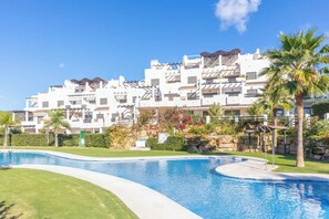 Family Apartment, Multiple Bedrooms, 2 Bathrooms, Mountainside (Sunset Golf Elegance) | Pool | Seasonal outdoor pool - Sunset Golf Elegance (Estepona)