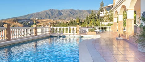Una piscina riscaldata