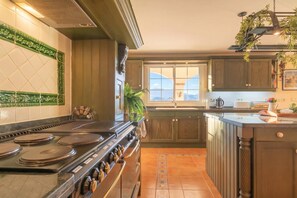Family Villa, Multiple Bedrooms, Mountainside (Villa Carlos Mijas Golf) | Private kitchen