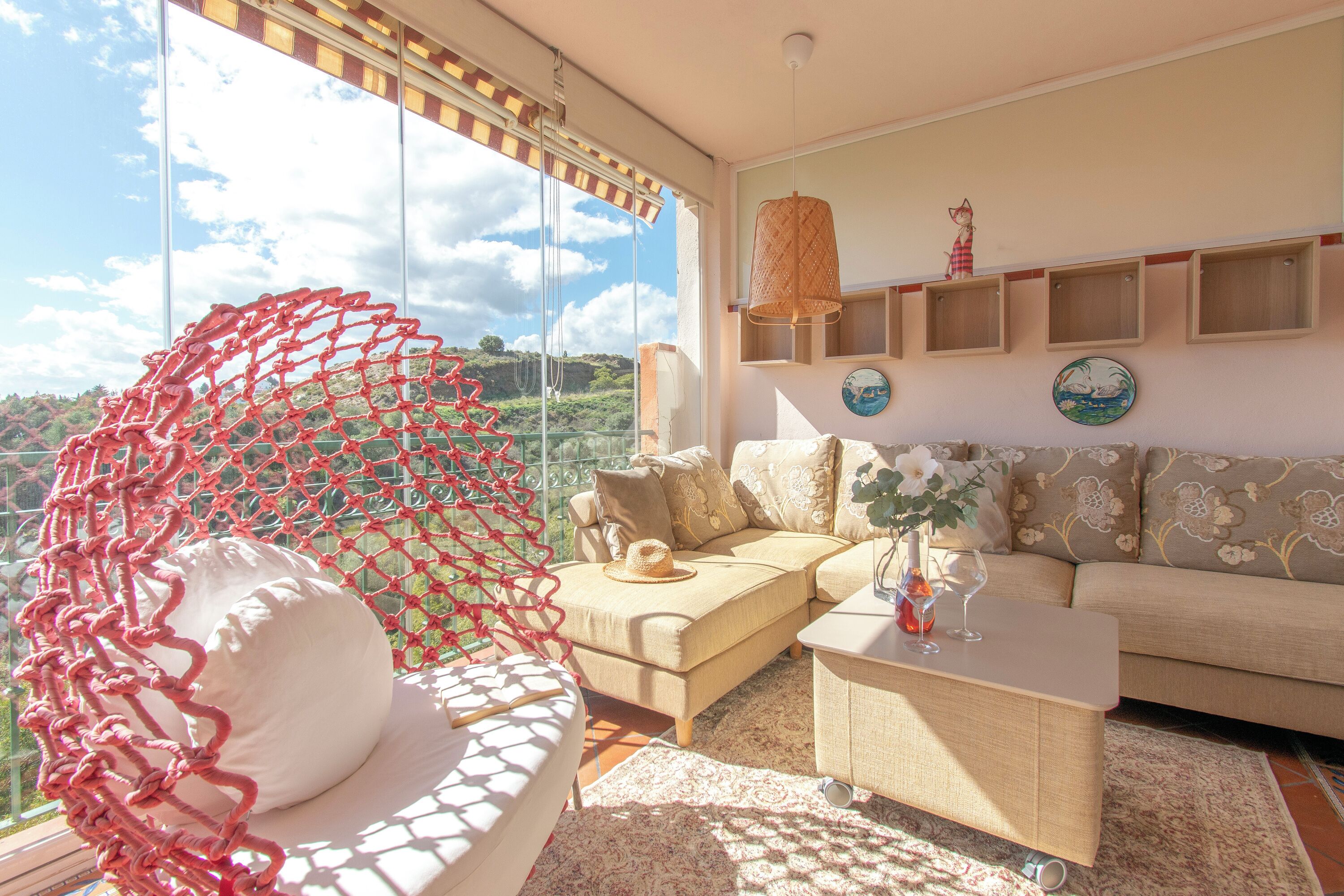 Leilighet – honeymoon, flere soverom, 2 bad, ved fjell (Paraiso De Riviera) | Takterrasse