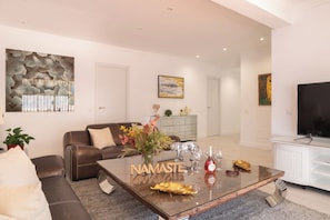 Honeymoon Villa, Multiple Bedrooms (Villa Caribe Playa) | Living area - Villa Caribe Playa (Marbella)