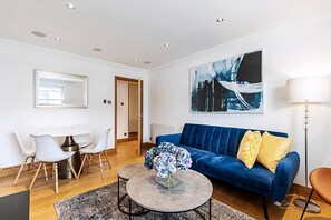 Apartment | Living room - Elegant and Cosy Family Apartment in Marylebone (London)