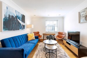 Apartment | Living room - Elegant and Cosy Family Apartment in Marylebone (London)