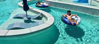 LAZY RIVER• Splash park• Pedal boats• Water slide• Theater• Arcades• Volleyball