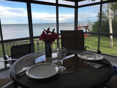 Lakefront home on breathtaking Lake Huron. 
